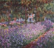 Monet-s Garden the Irises